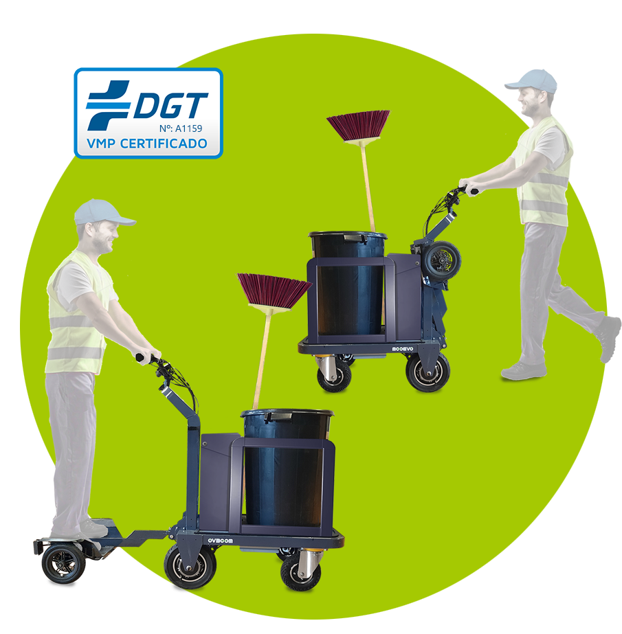patinete electrico trabajadores limpieza certificado dgt