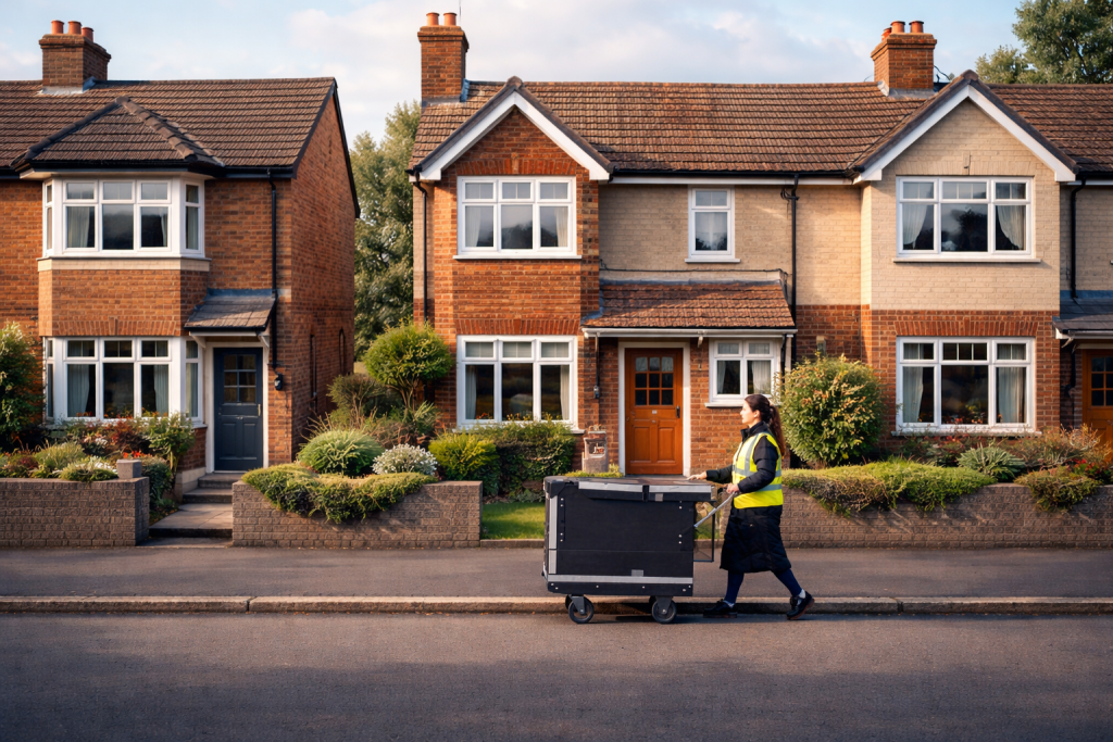 amazon walking delivery