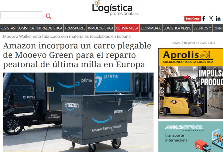 carrito repartidor amazon europa