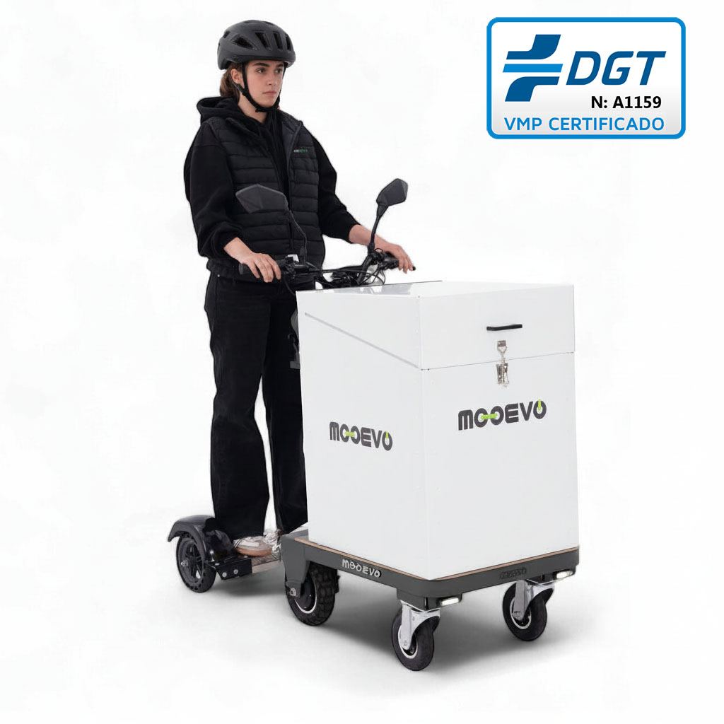 Sistema entrega paqueteria limpia silenciosa barrios peatonales