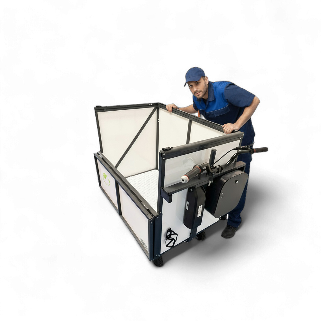 carrito electrico para sacar bolsas de basura comunidad