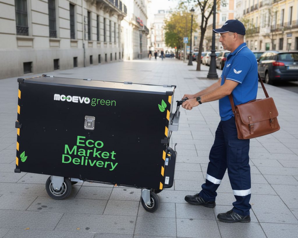 carritos para repartir pedidos de supermercado