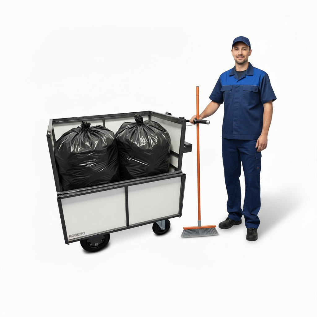 carro sin tapa electrico para bolsas de basura