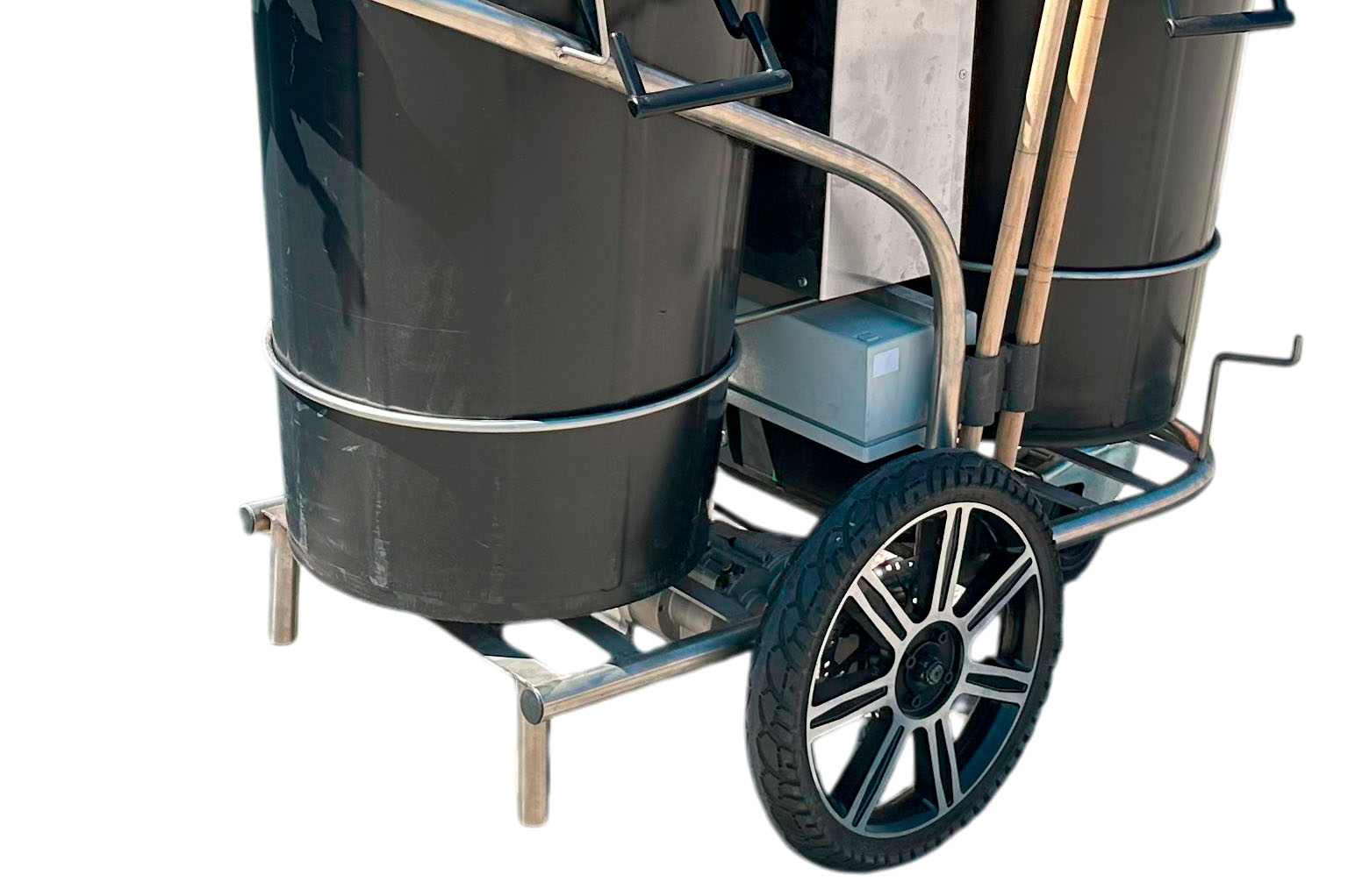 baterias carritos electricos limpieza