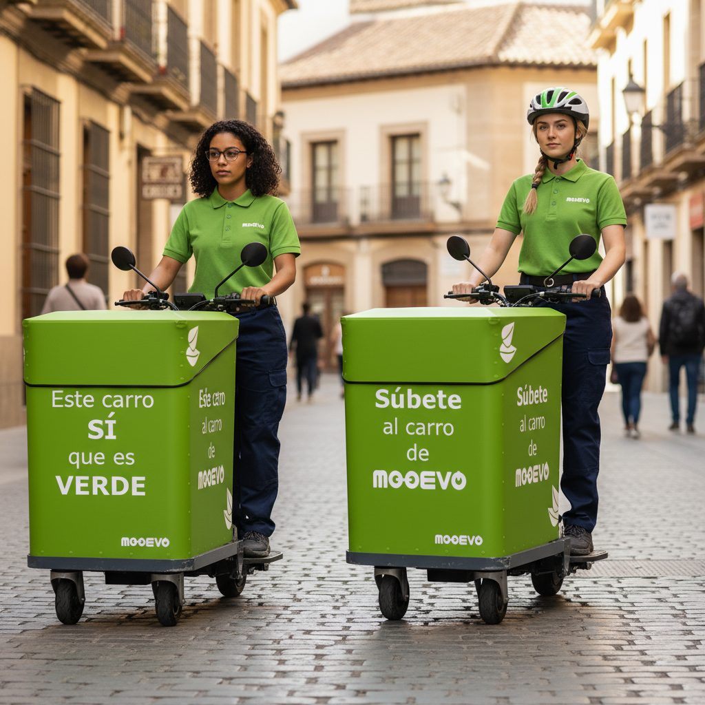 reparto sostenible zonas peatonales