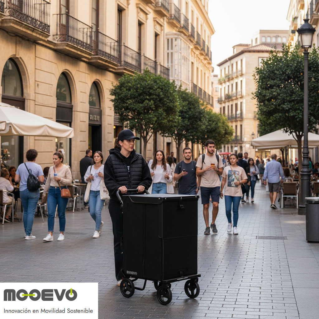 Carritos de reparto para paquetes eficiencia y sostenibilidad en la ultima milla