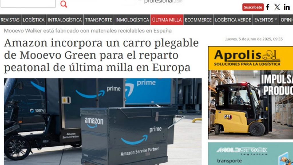 carritos que usa amazon para sus repartidores