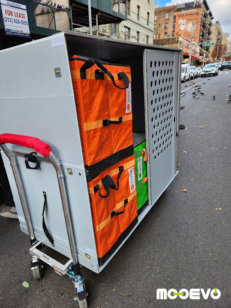 collapsible sorting delivery carts amazon walkers manhattan nyc dsp