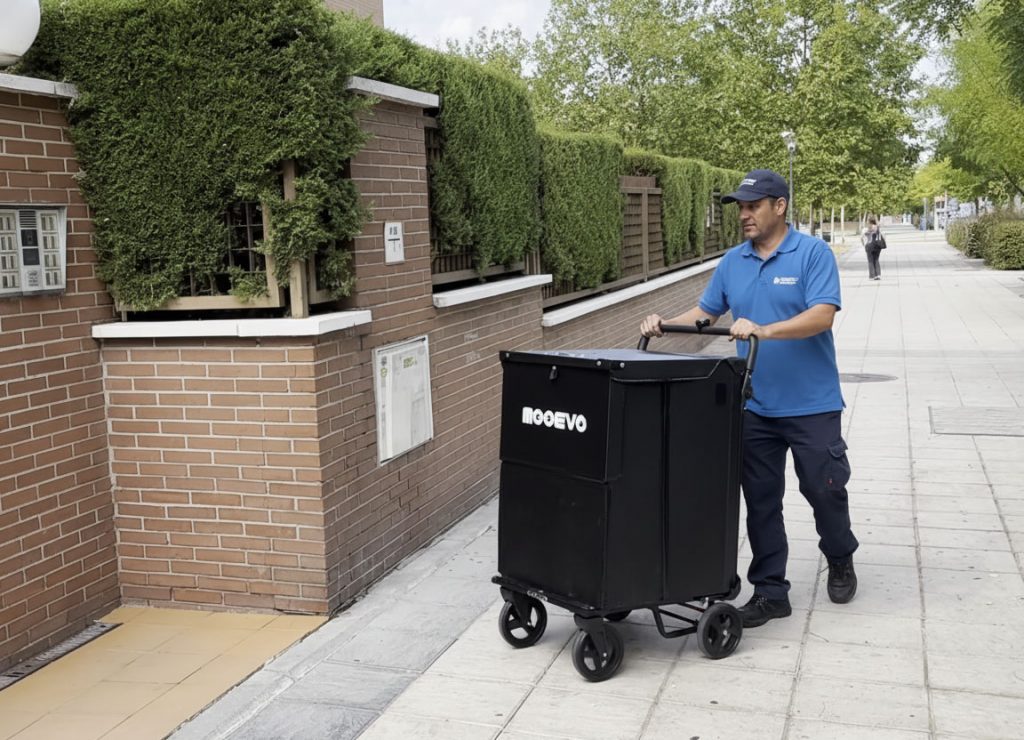 Carros de reparto plegables de uso postal