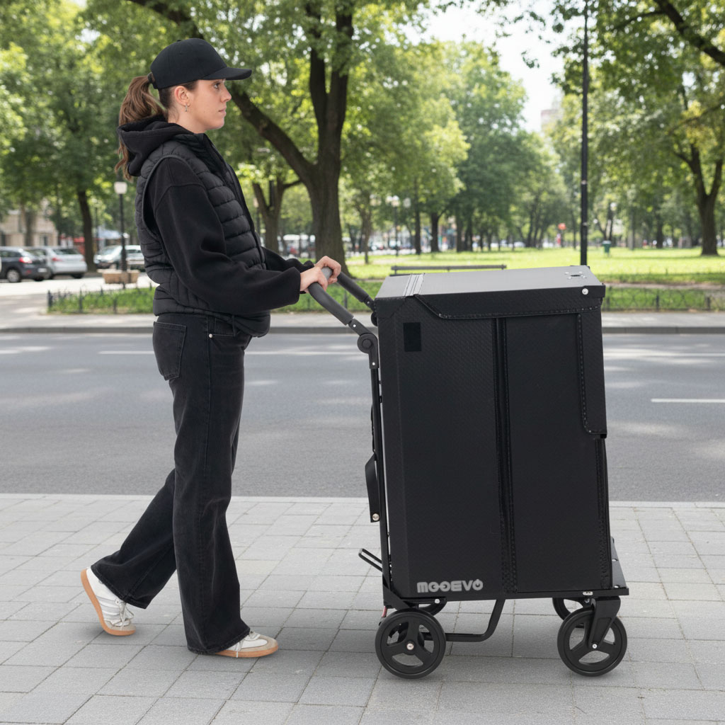 carritos para llevar paquetes en reparto