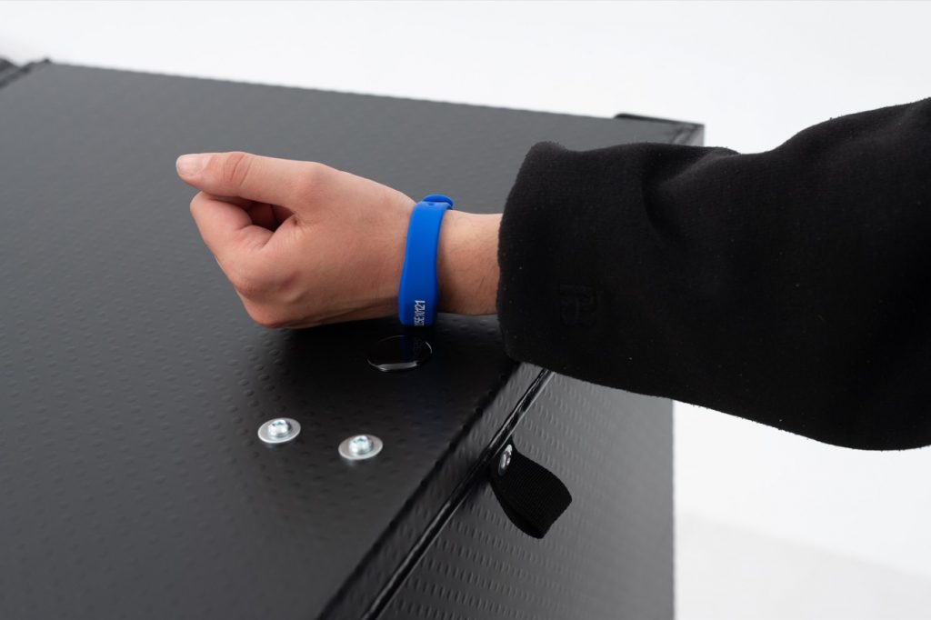 cerradura electronica rfid carrito reparto