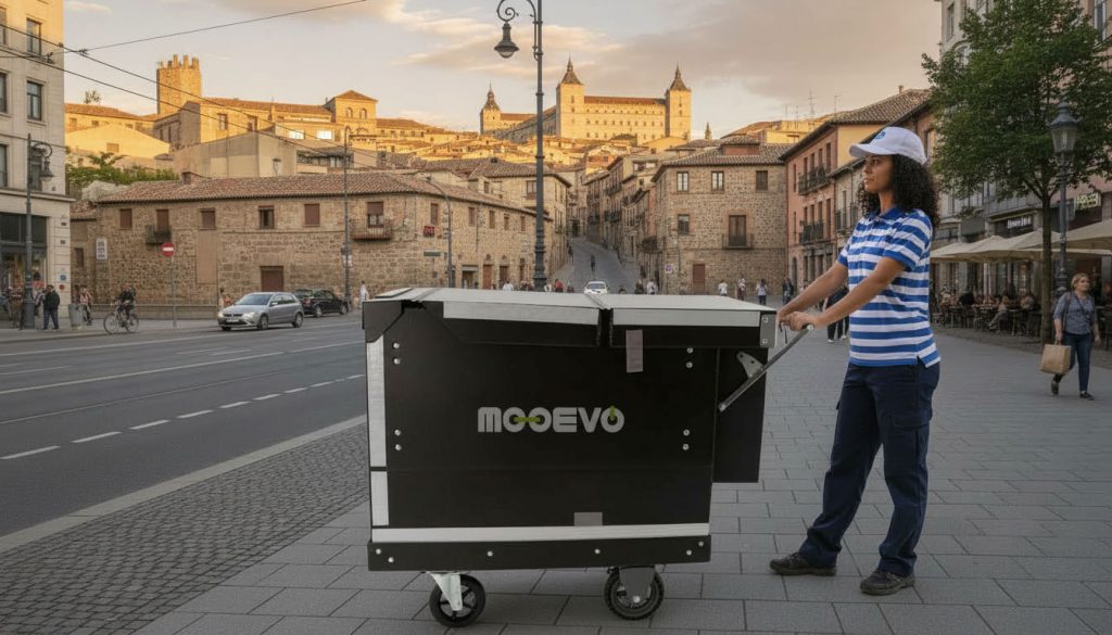 como planificar rutas de reparto en centros historicos urbanos