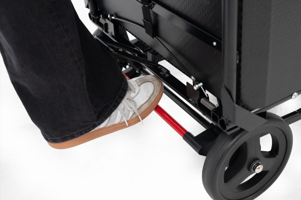 freno seguridad carrito reparto