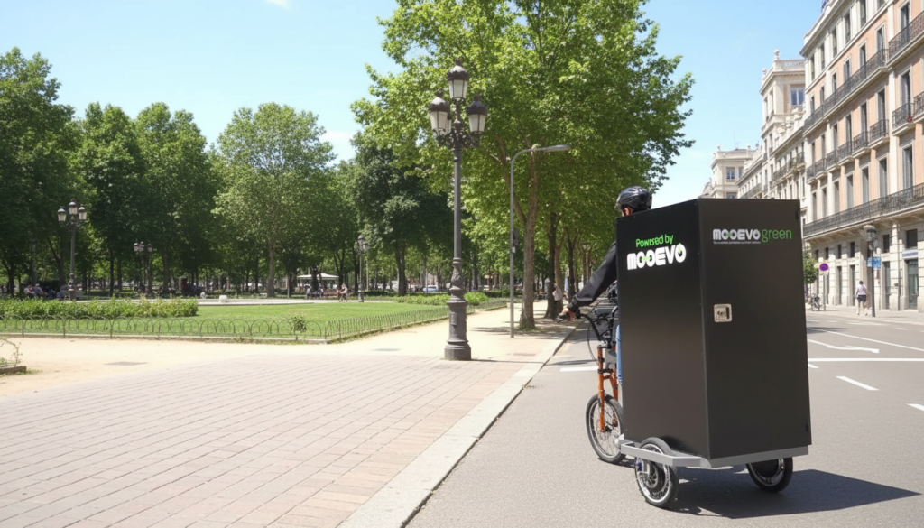 motocarro electrico triciclo reparto carga logistica