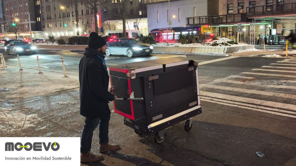 amazon walker trolley cart nyc delivery