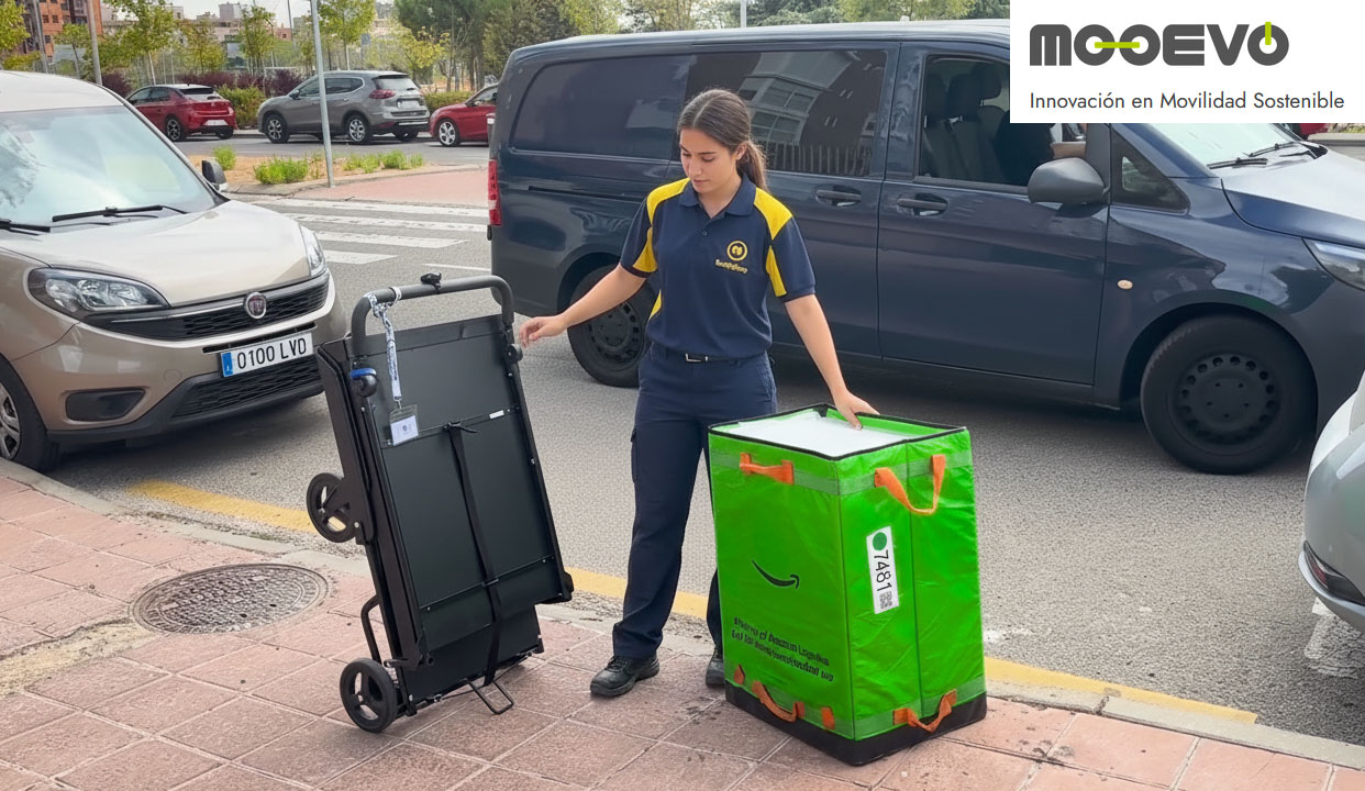 carrito plegable carteros correos