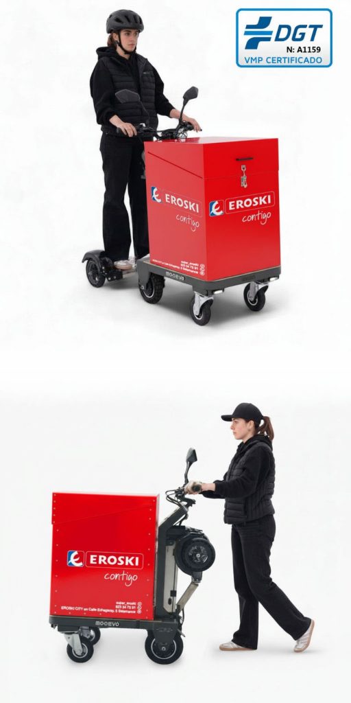 carrito electrico para reparto de supermercado