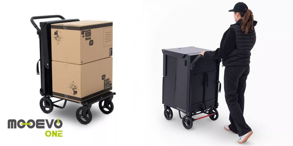 carrito manual para repartir paquetes grandes