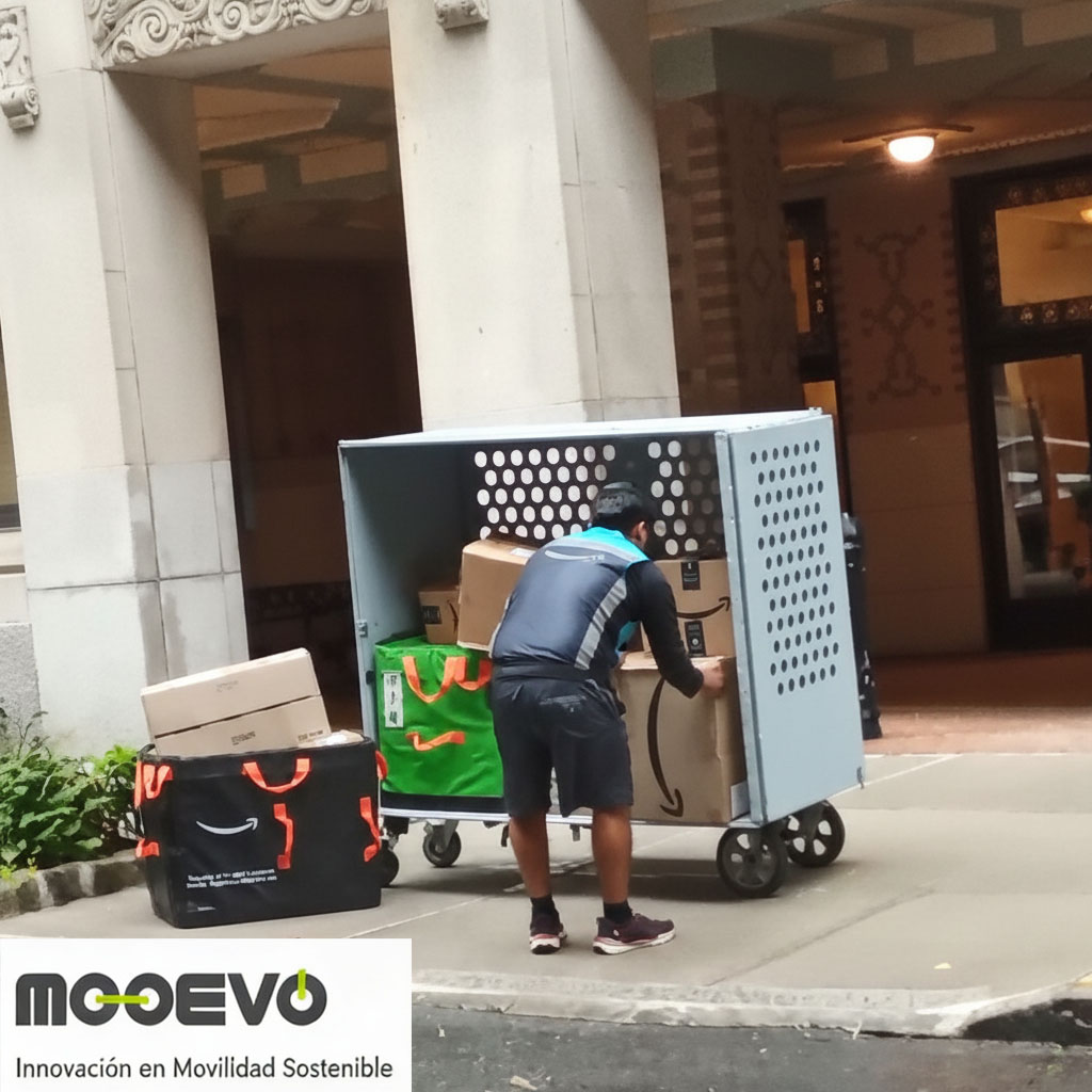 dsp walker nyc manhattan walker delivery cart