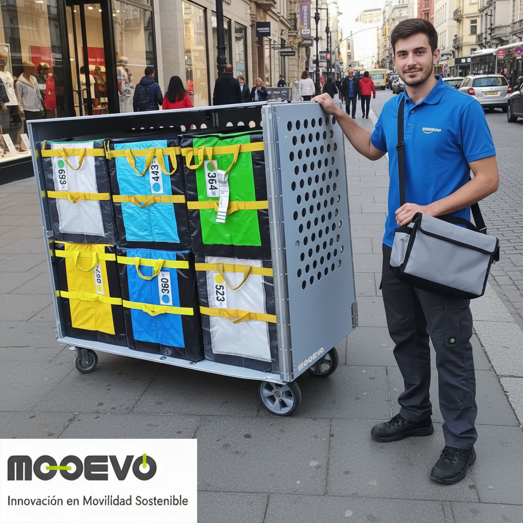 logistica ultima milla europa reparto a pie