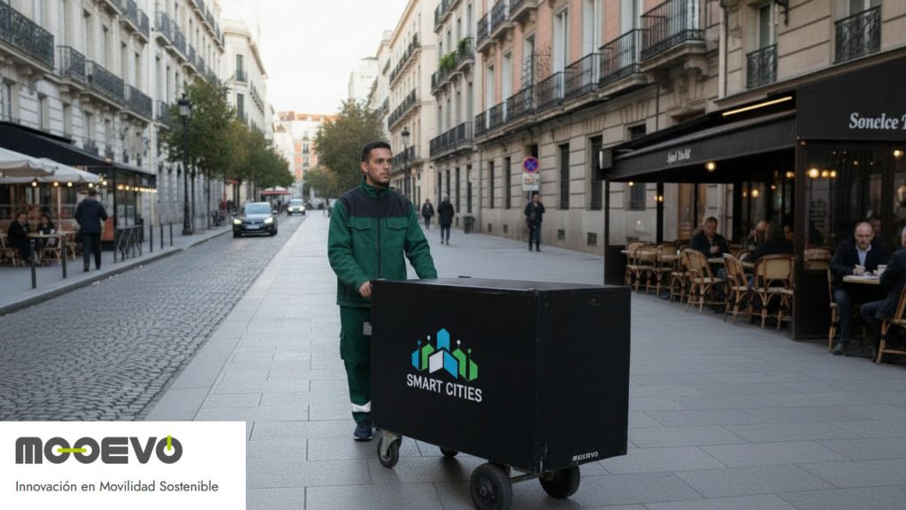 reparto peatonal a pie zona bajas emisiones