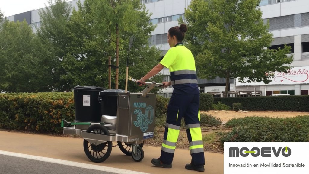 carrito recogida selectiva residuos