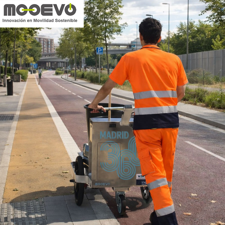 carretilla barrendero sustentable reducir huella carbono