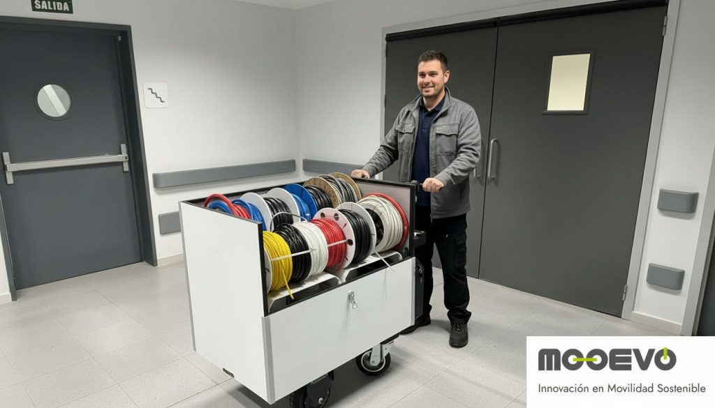 carrito electrico para transportar herramientas manuales