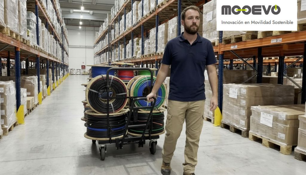 carros para transportar cables electricos