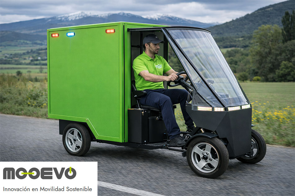 cuadriciclos reparto ventajas eficiencia