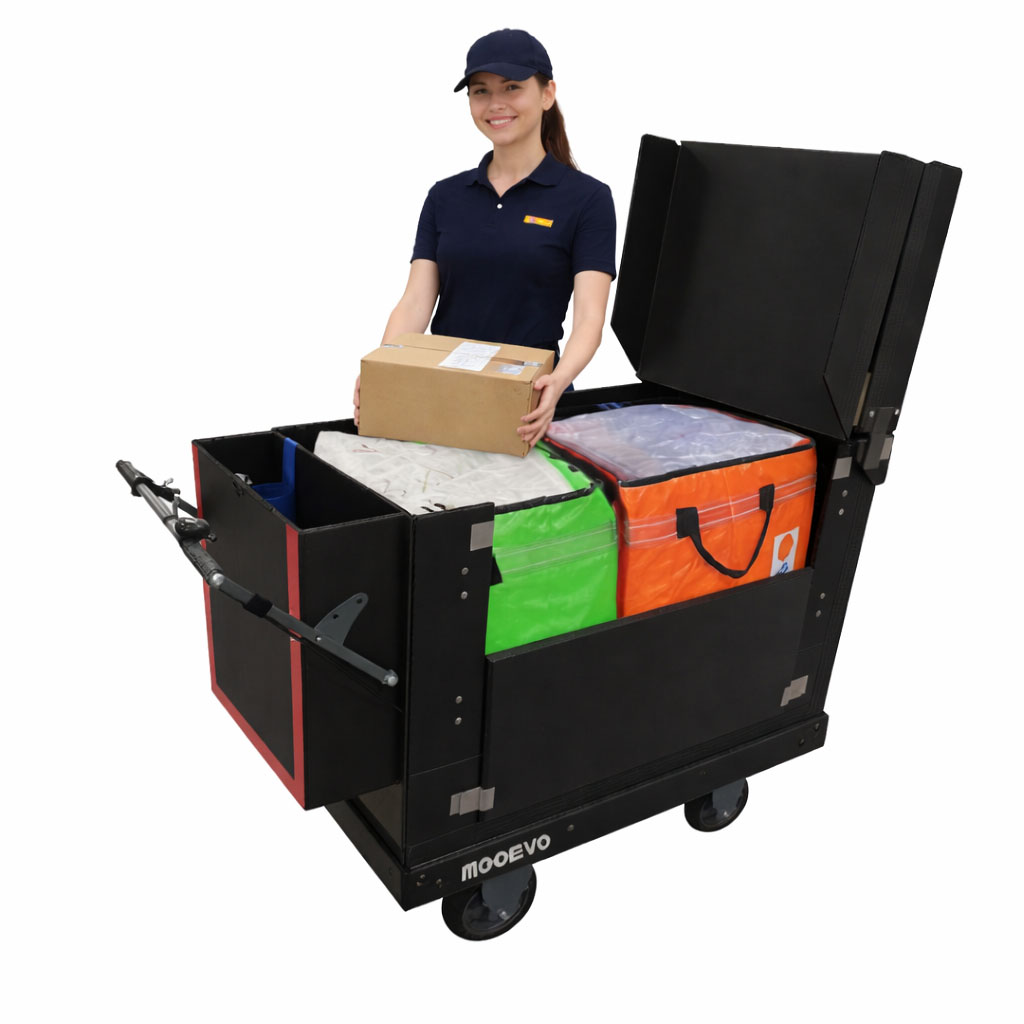 repartiendo paquetes andarines