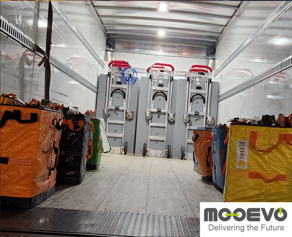 loading carts amazon truck