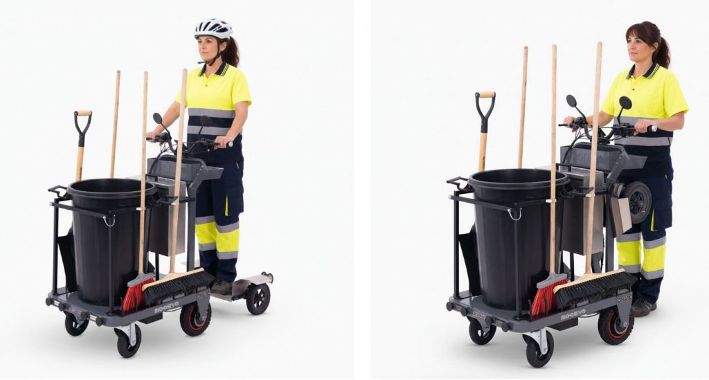 Electric urban cleaning cart uk germany france
