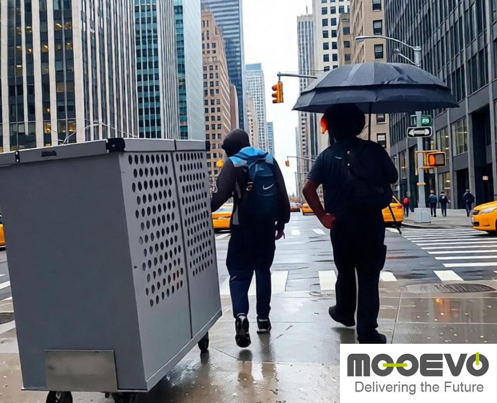 amazon walking delivery nyc