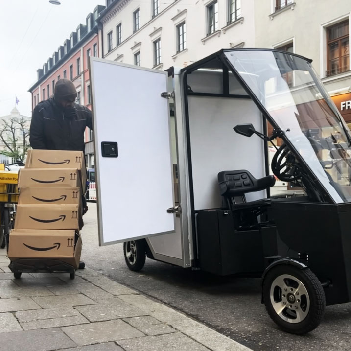 que cargobikes usa amazon en españa