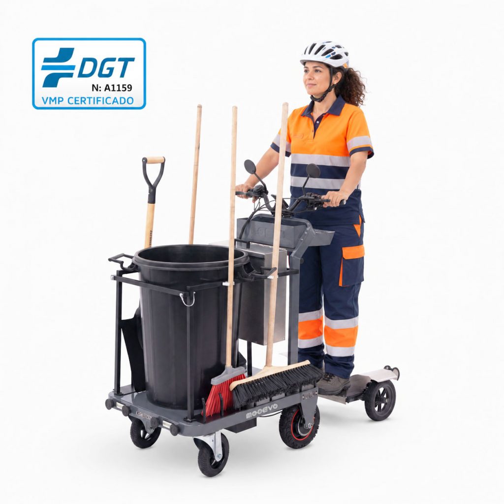 100% electric sweeper cart