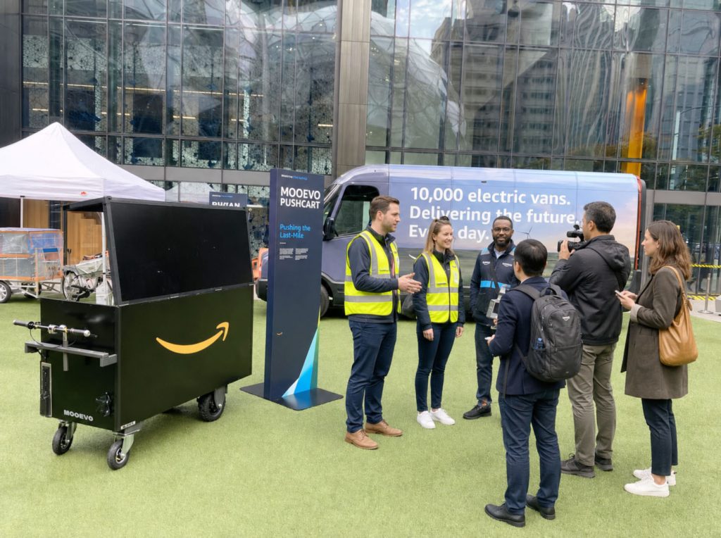 amazon electric fleet seattle usa