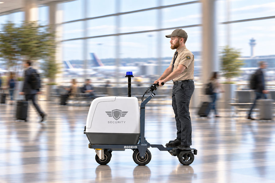patinetes triciclos electricos para aeropuertos y estaciones