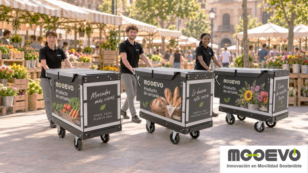 reparto sostenible en mercados y ferias